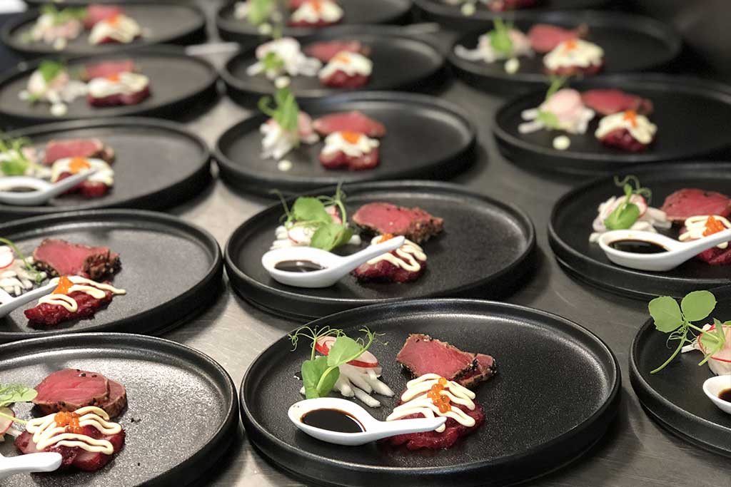 Paranaple Convention Centre Plating up by Elevated Catering